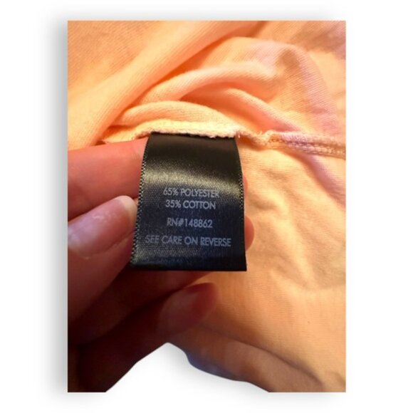 Women’s torrid 1 Pale Pink Girlfriend Signature Jersey V-Neck Tee 14 16 1X 1XL - Picture 11 of 13